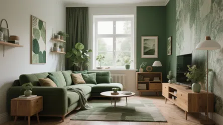 5 Green Color Living Room Ideas