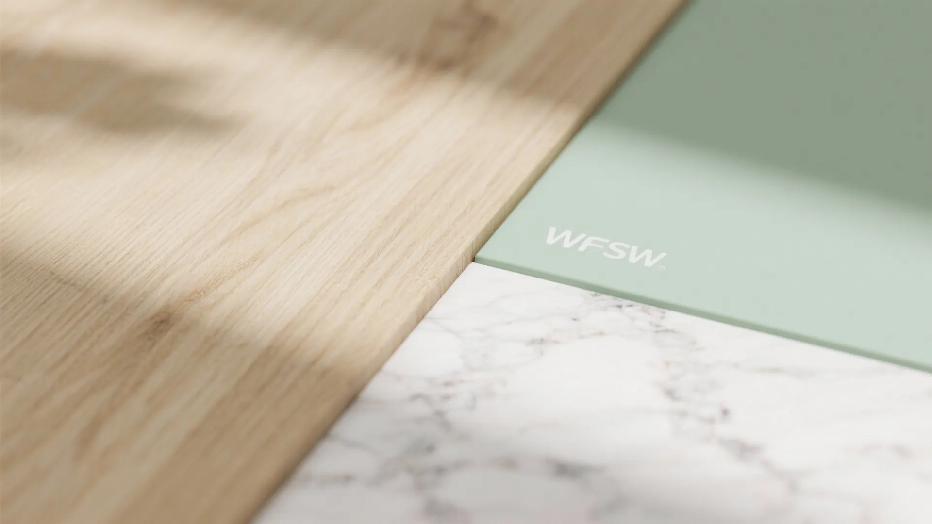 Nature-inspired greens with stone and wood