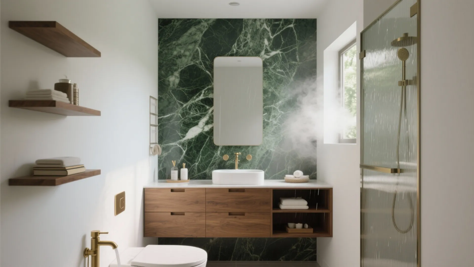 Green Marble Tile Bathroom Ideas (5 Inspirations): Fresh, luxe, and space-smart green marble bathroom designs I’ve used and loved