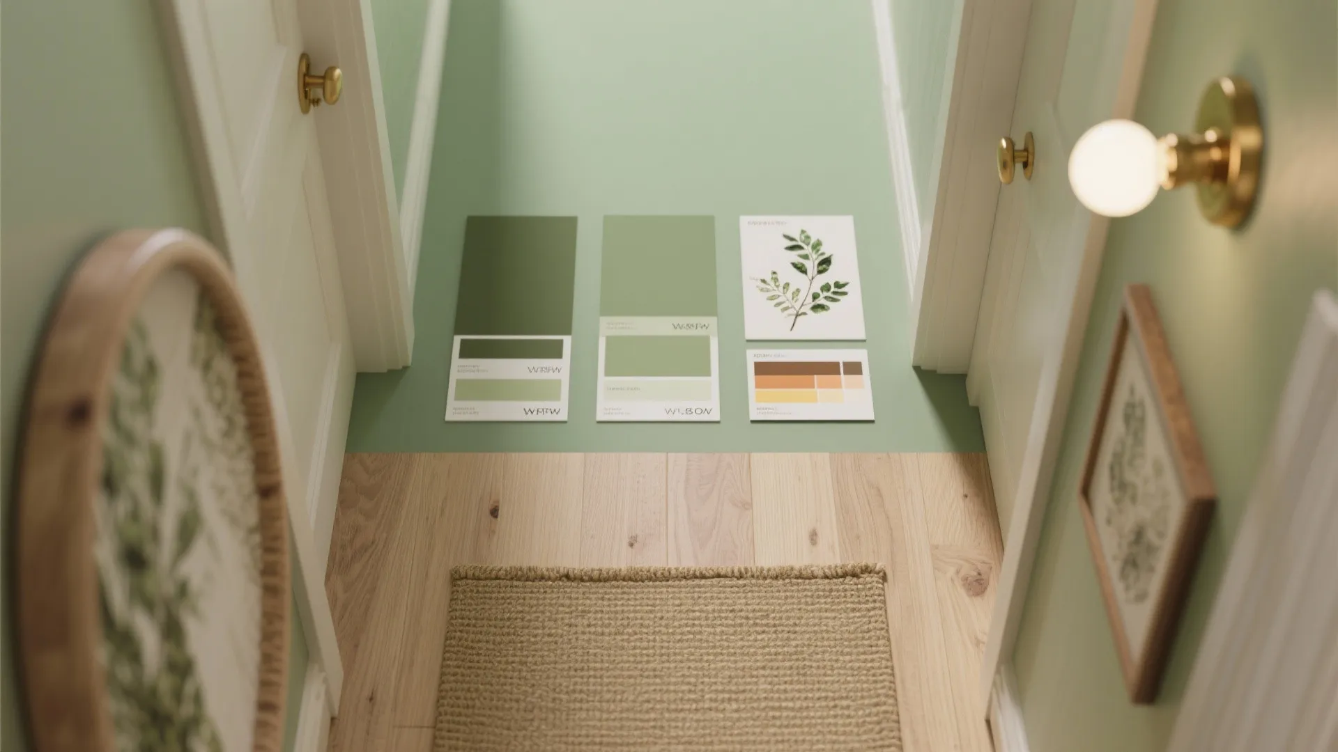 Earthy Greens and Natural Materials