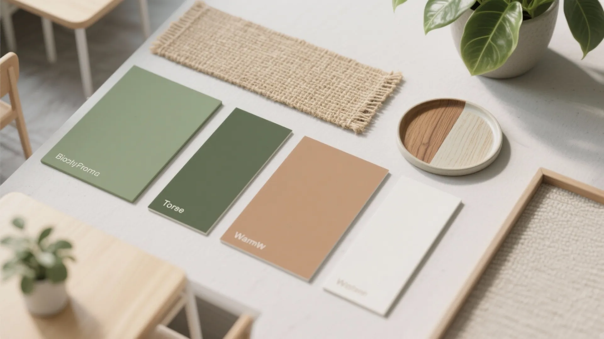 3) Biophilic Greens and Nature Tones for Wellbeing