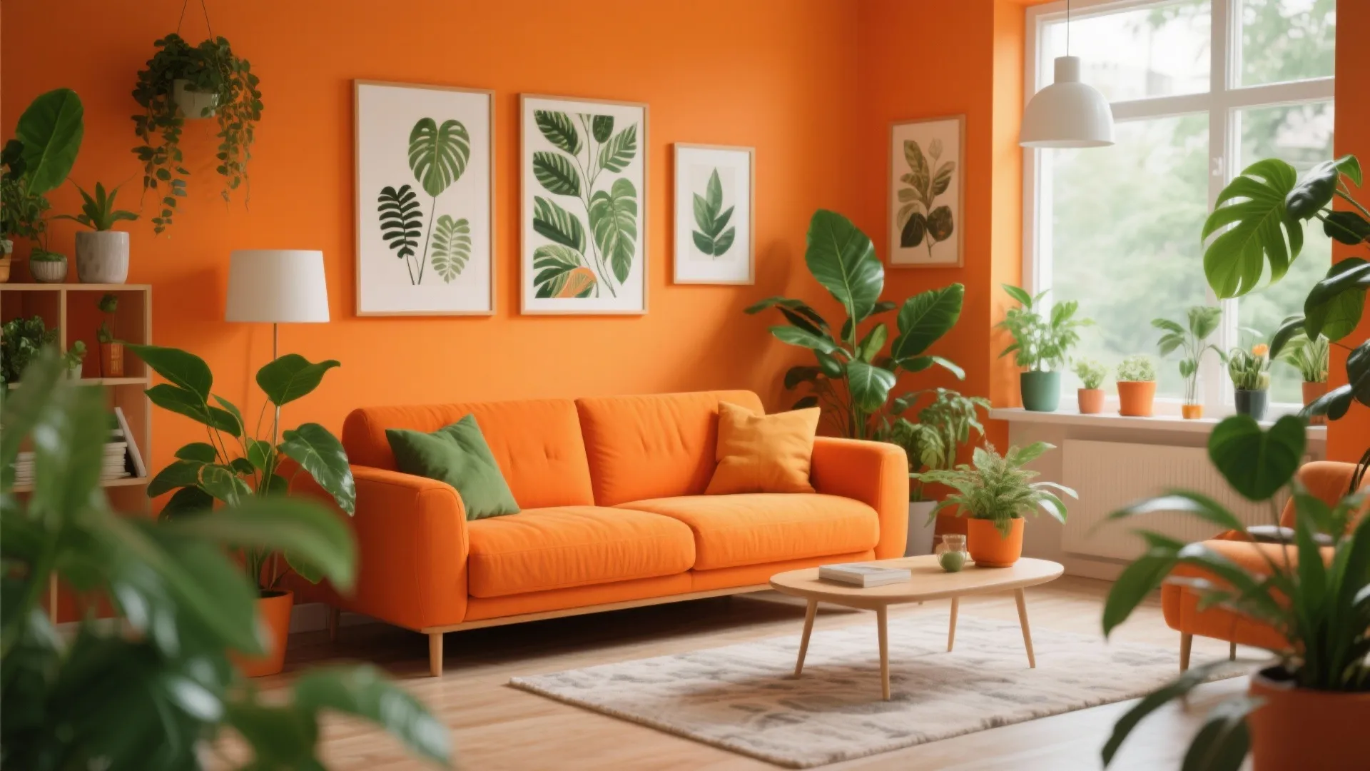 6. Pops of Green for Energy