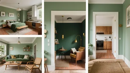 5 Green Wall Paint Colors for Small Spaces