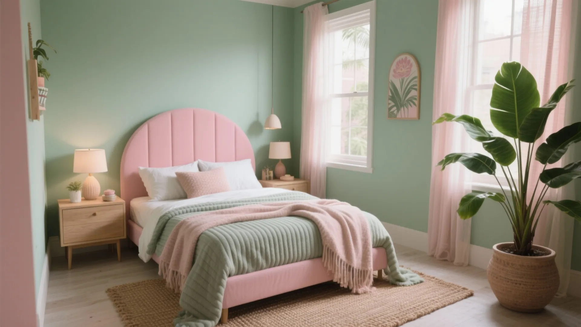 Green & Pink Bedroom Decorating Ideas — 5 Fresh Looks: Playful ways to mix green and pink in bedrooms with practical tips from a pro designer