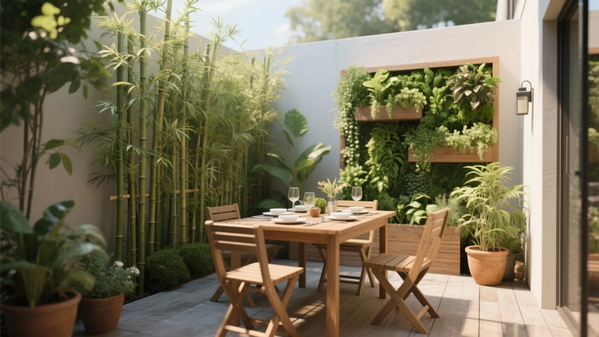 4. Green Privacy Walls