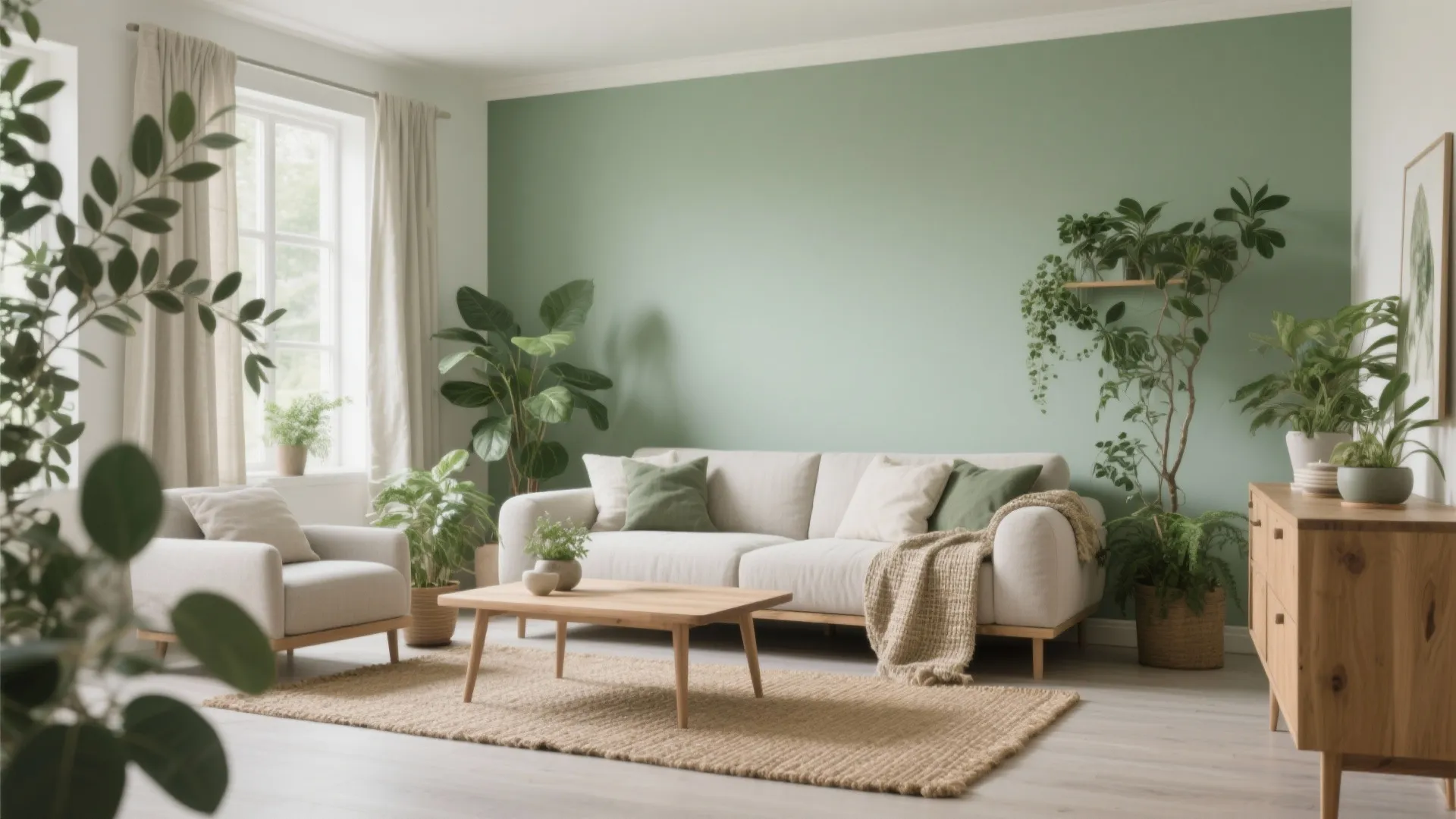 Calm Greens and Nature-Inspired Layers