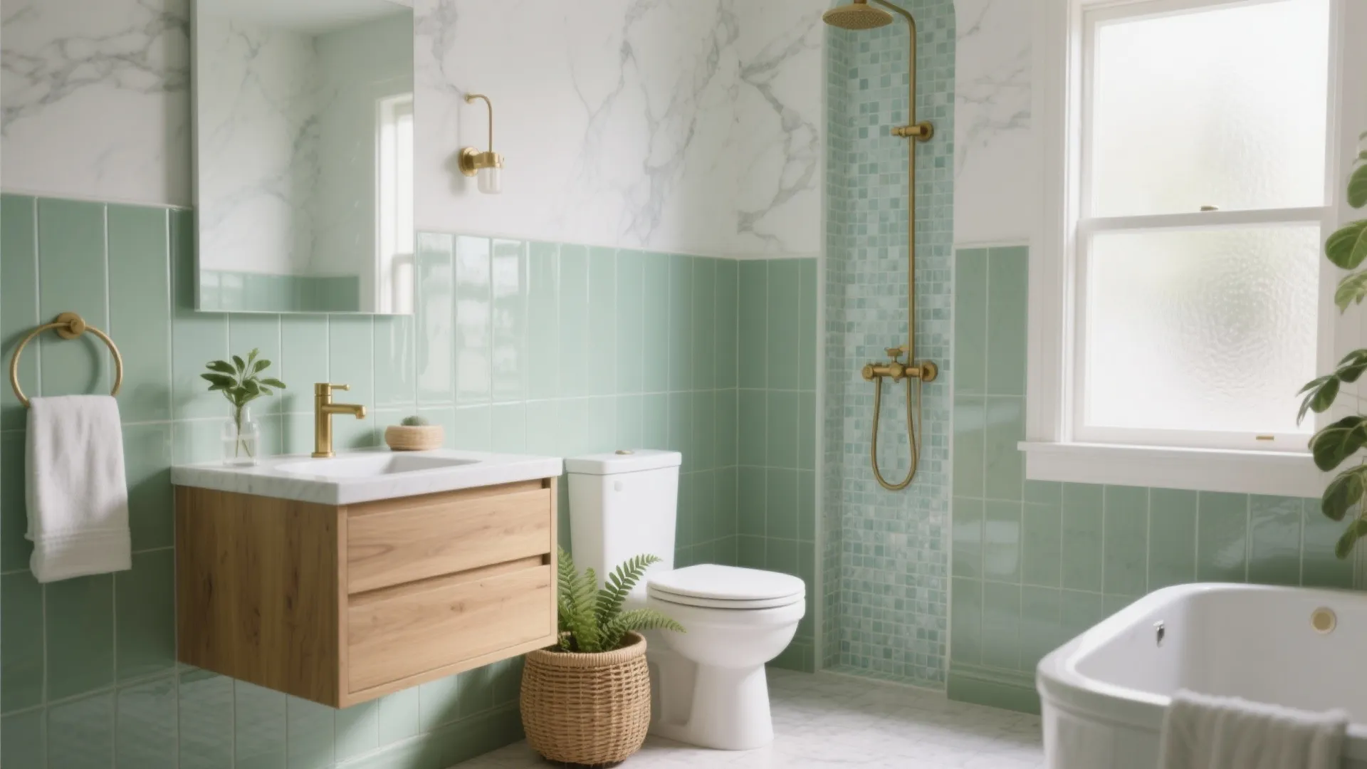5 Ideas for Green Bathroom Tiles That Elevate Small Spaces: Small bathrooms, big creativity—my favorite sage, emerald, seafoam, and olive tile moves that add calm, depth, and character.