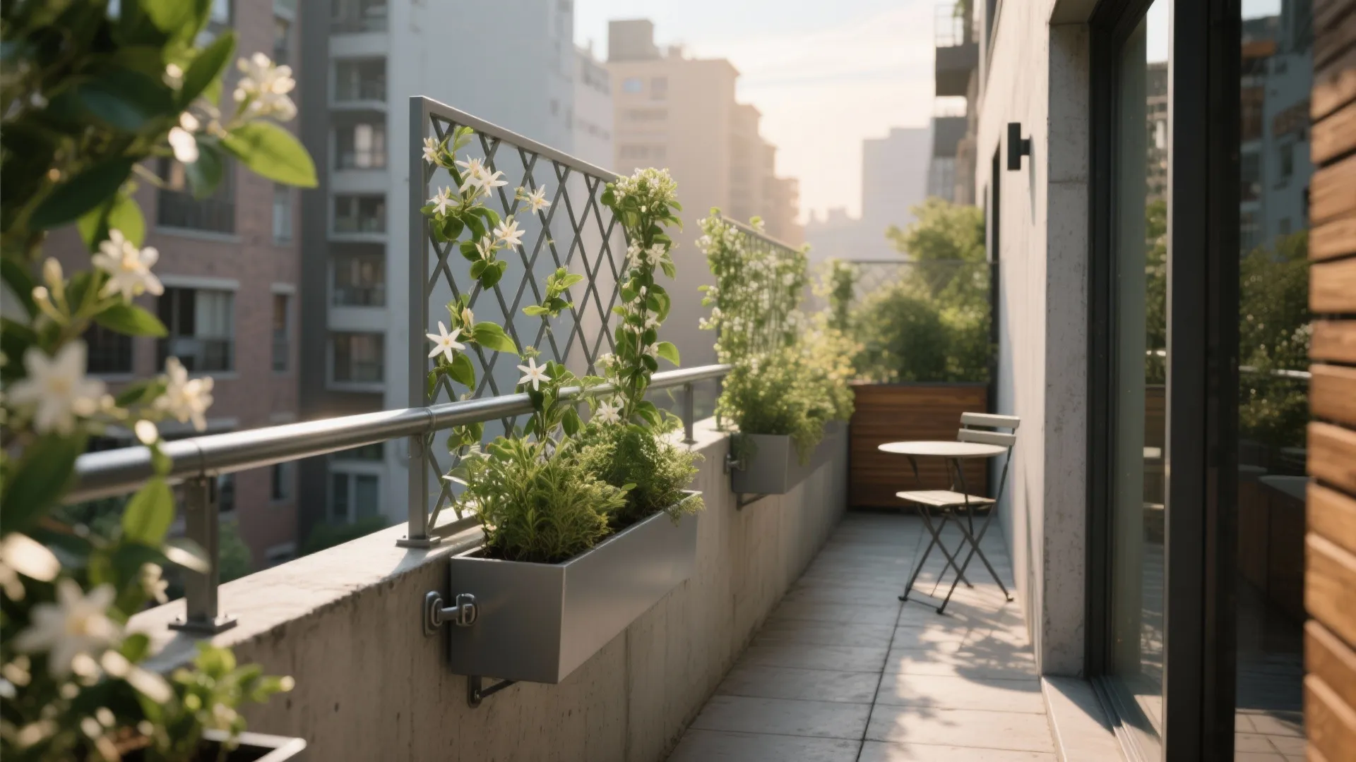 Green Screens: Planters as Living Boundaries