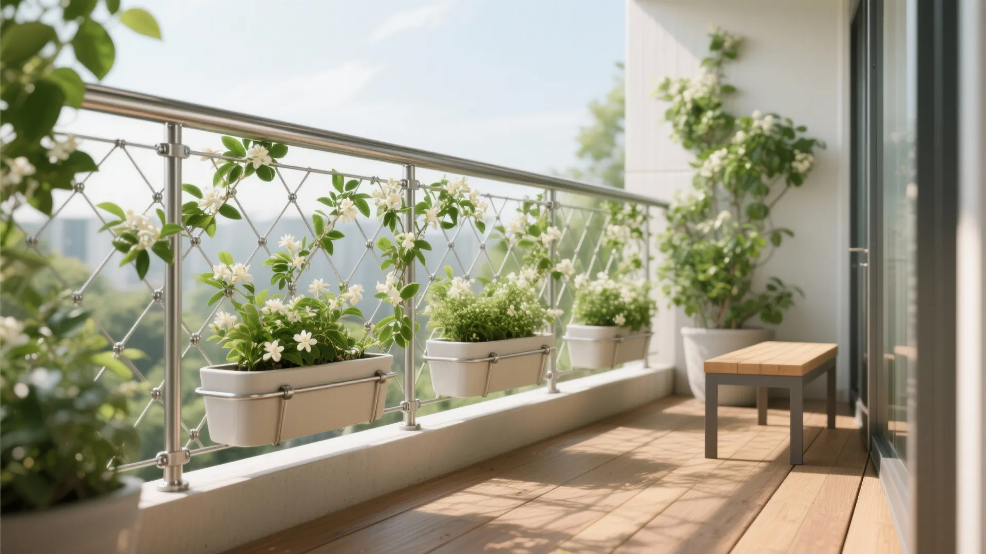 Green Screen: Planter-Integrated Grills