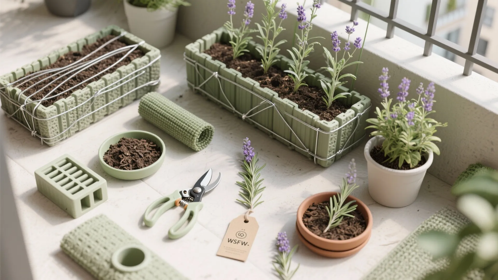 Planters and privacy: green screens that work