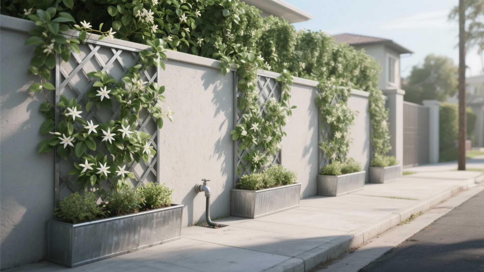 Tip 2: Green screens and planter-led walls