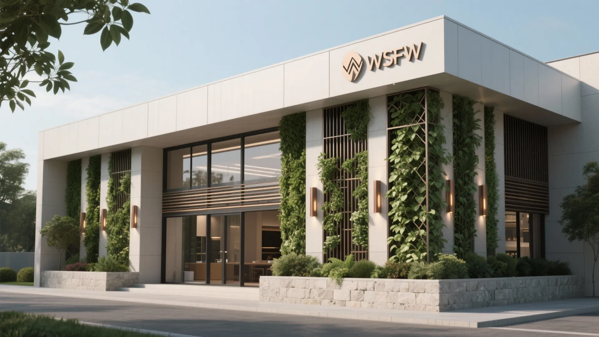 Green Facade Elements and Shading