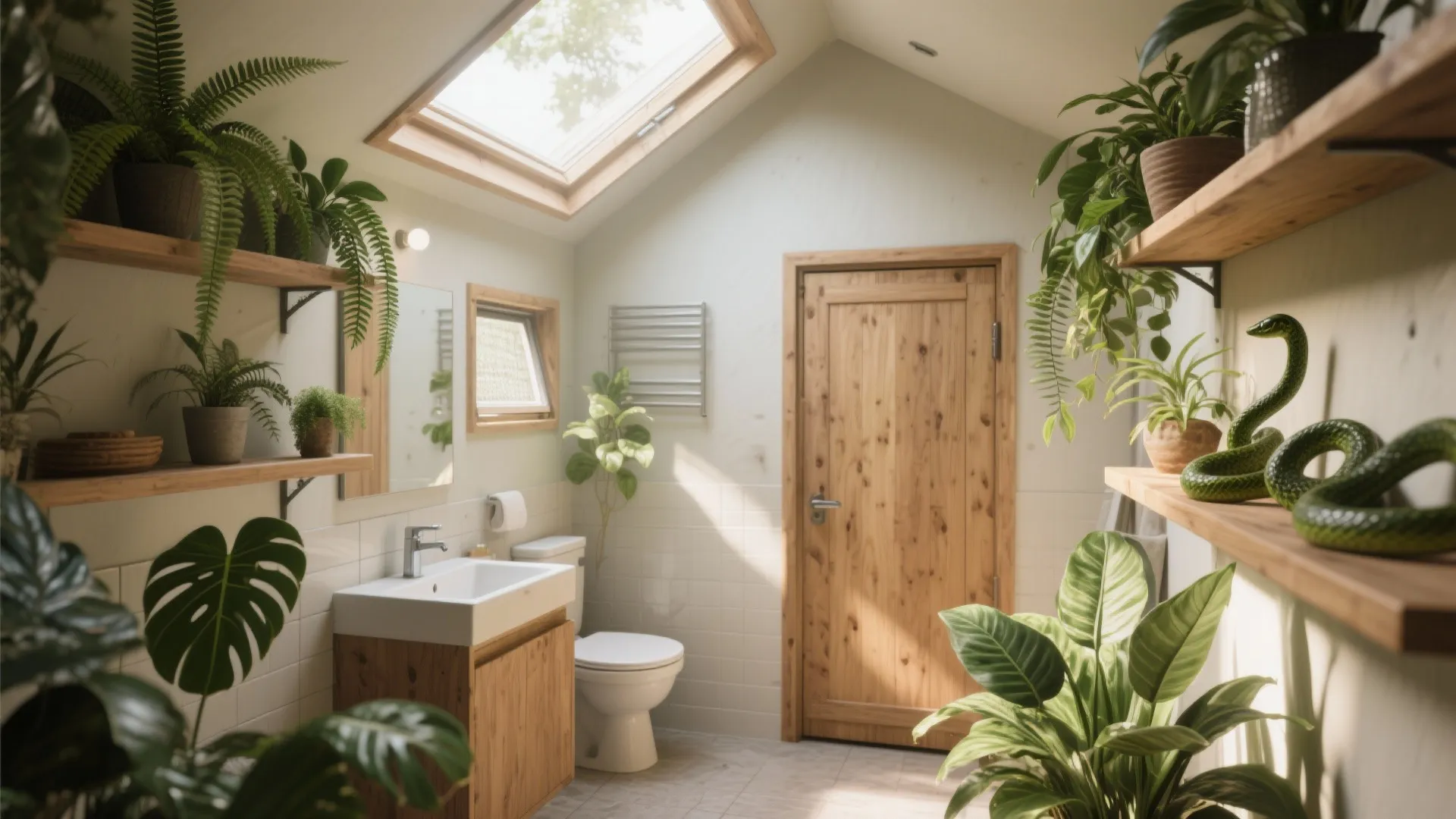 Green Touches: Plants and Natural Light