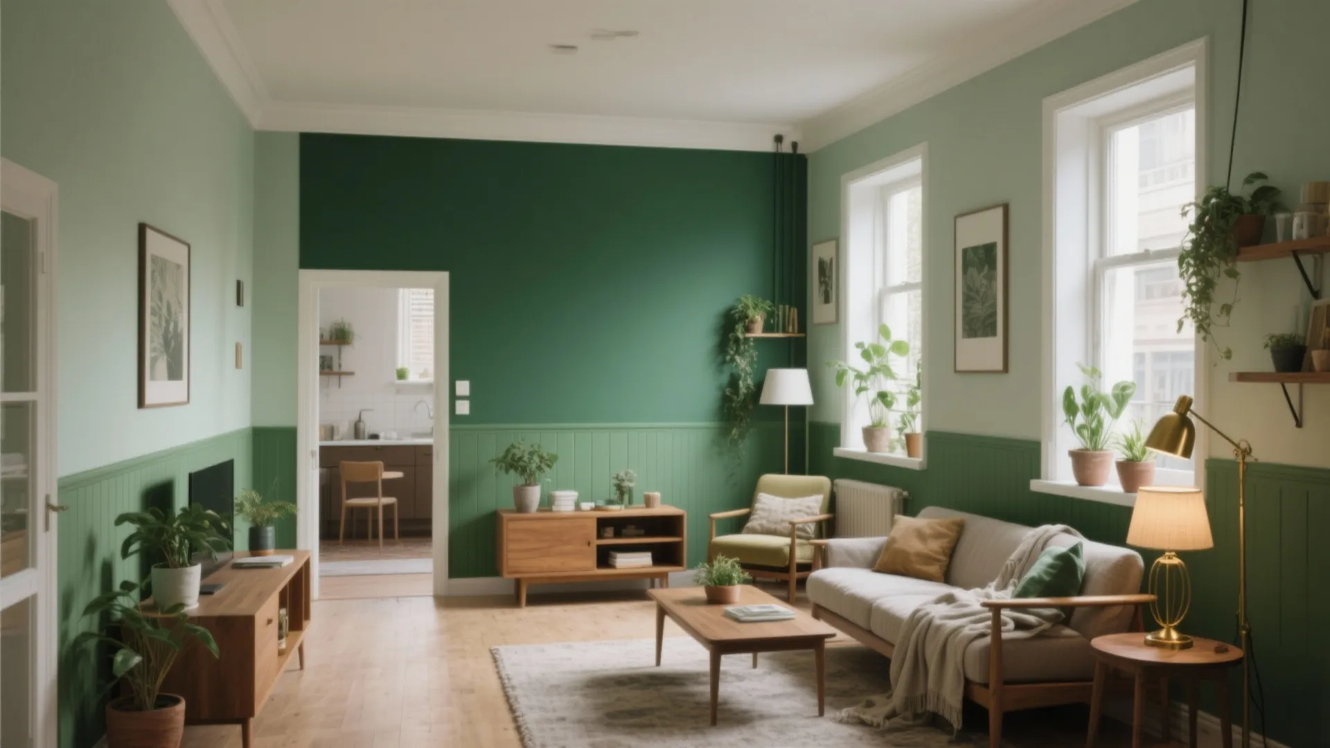 Green Wall Paint: 5 Inspiring Ideas: Practical, playful and professional green paint ideas I’ve used to transform small spaces