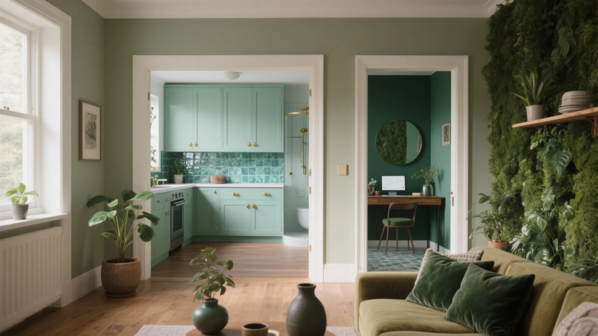 Green Colour Paint Ideas — 5 Fresh Shades: Practical green paint inspirations for small homes from a designer with 10+ years of hands-on experience