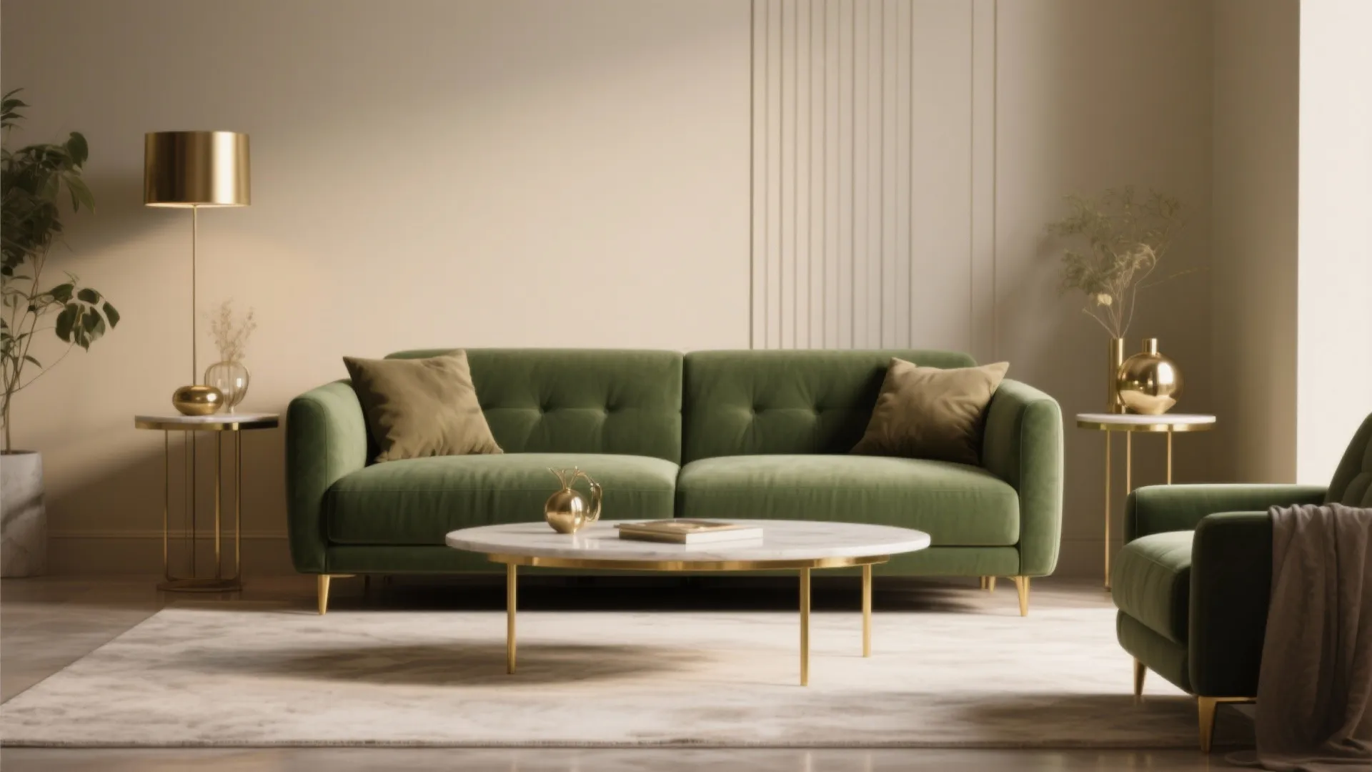 8. Add Brass or Gold Accents