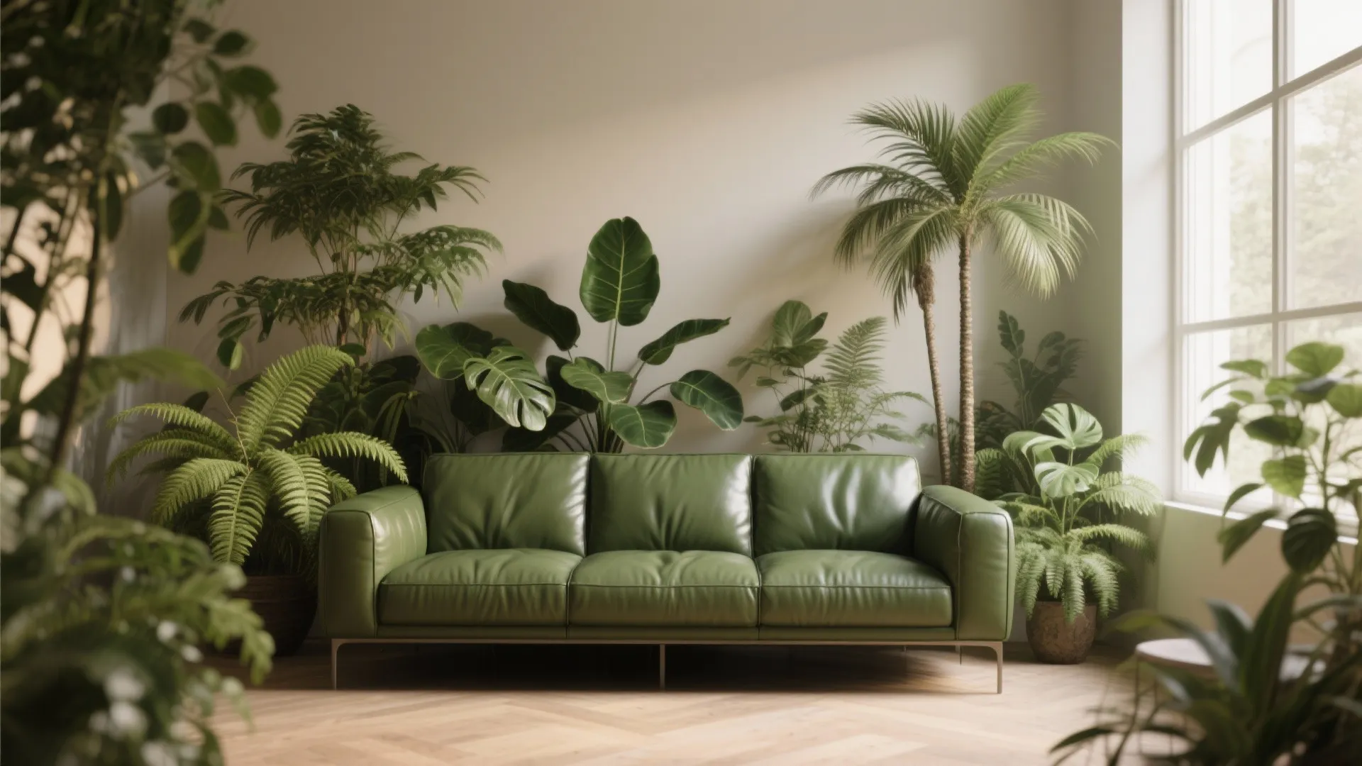 4. Nature-Inspired Layering with Plants