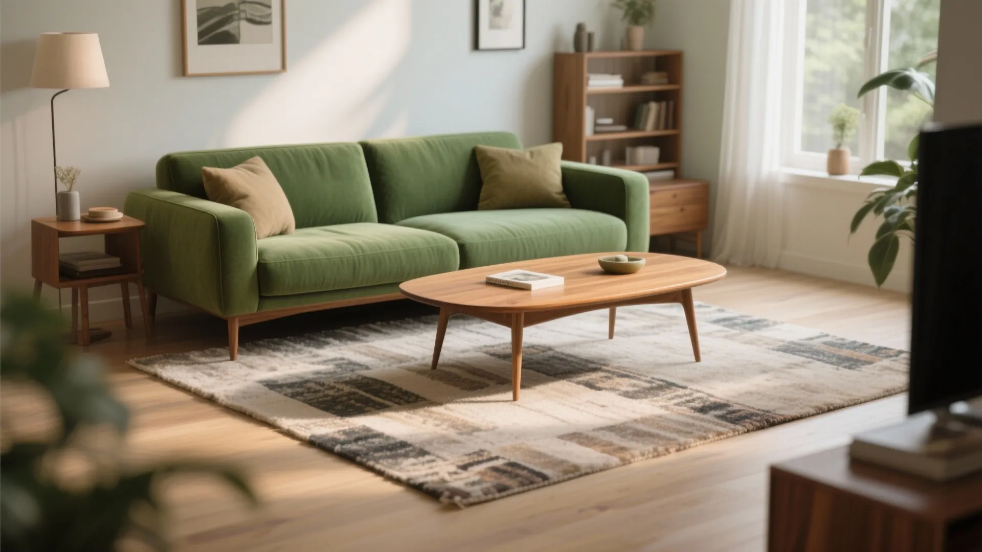 5. Contrast with Warm Wood