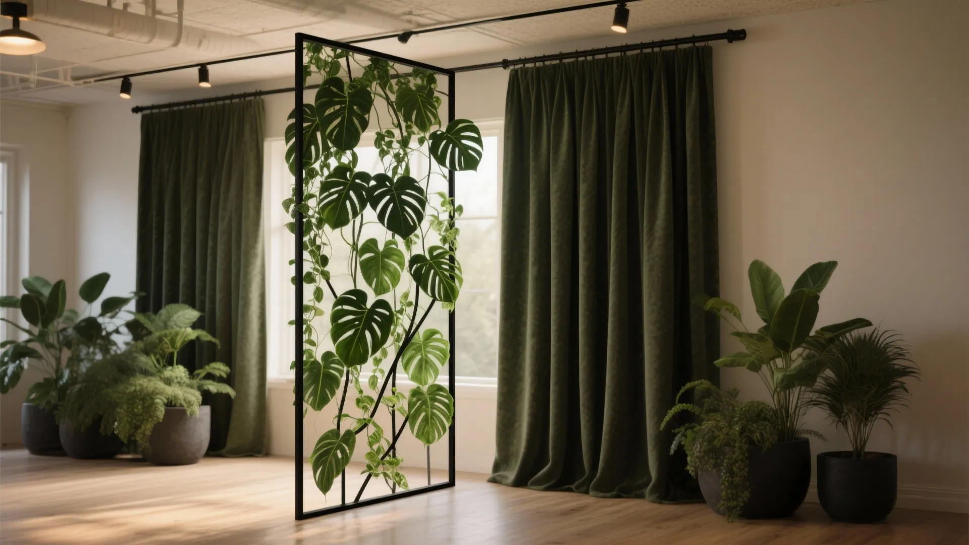 Green and Soft Partitions: Planters, Curtains, and Acoustic Layers