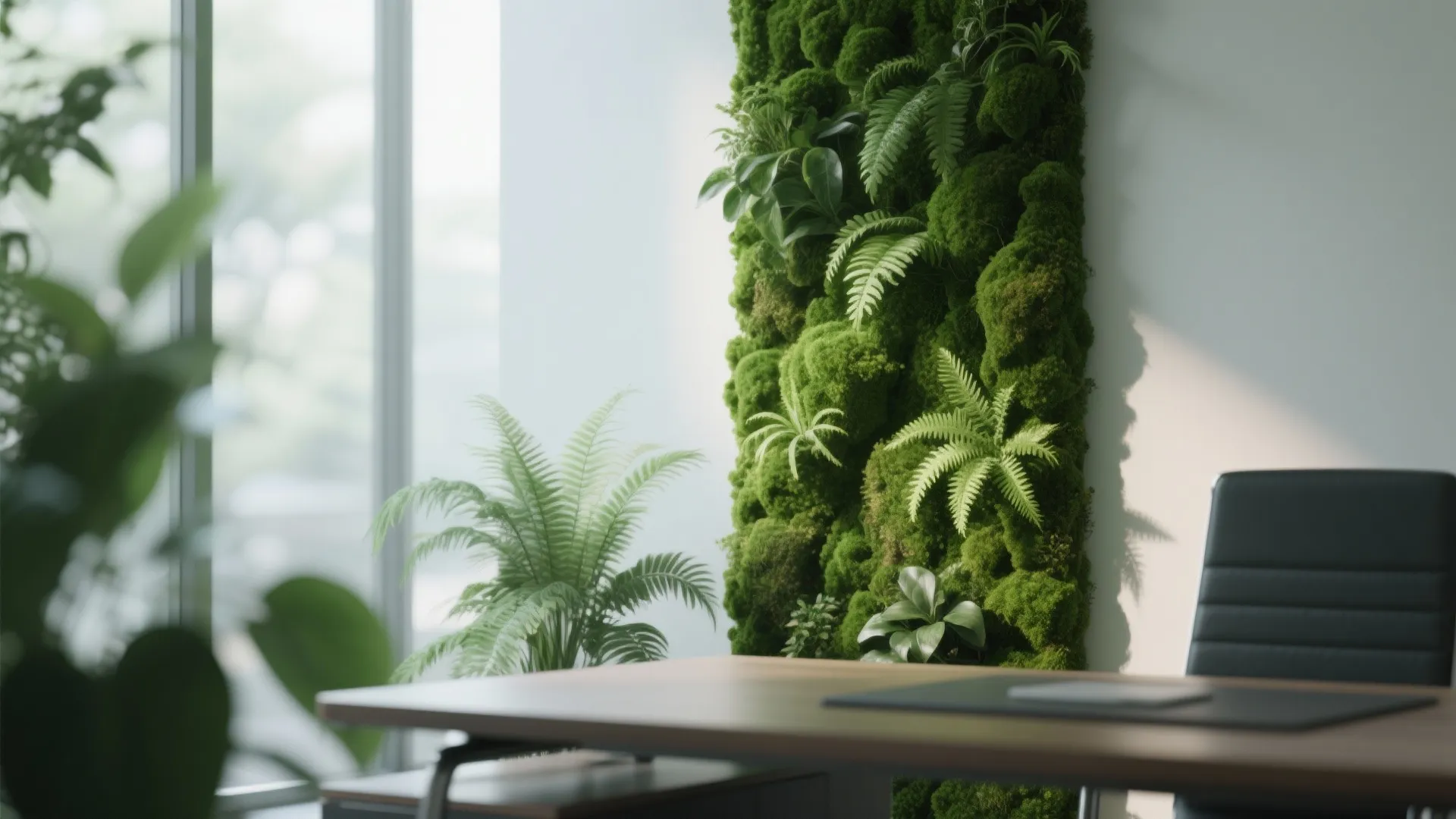 4. Live-or-faux green strip: calm, timeless, and forgiving