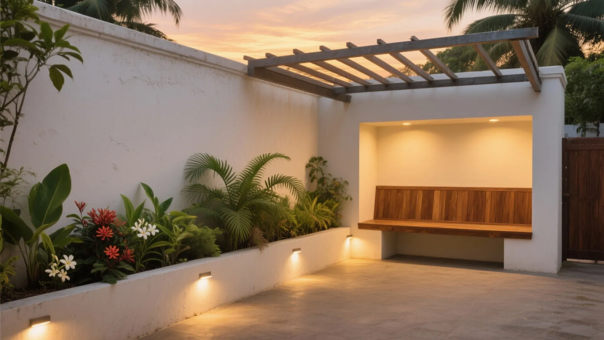 Green Strips and Seating Niches