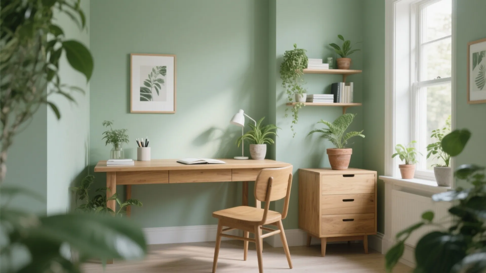 Earthy Greens for Calm