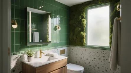 Green Bathroom Wall Tiles — 5 Inspiring Ideas