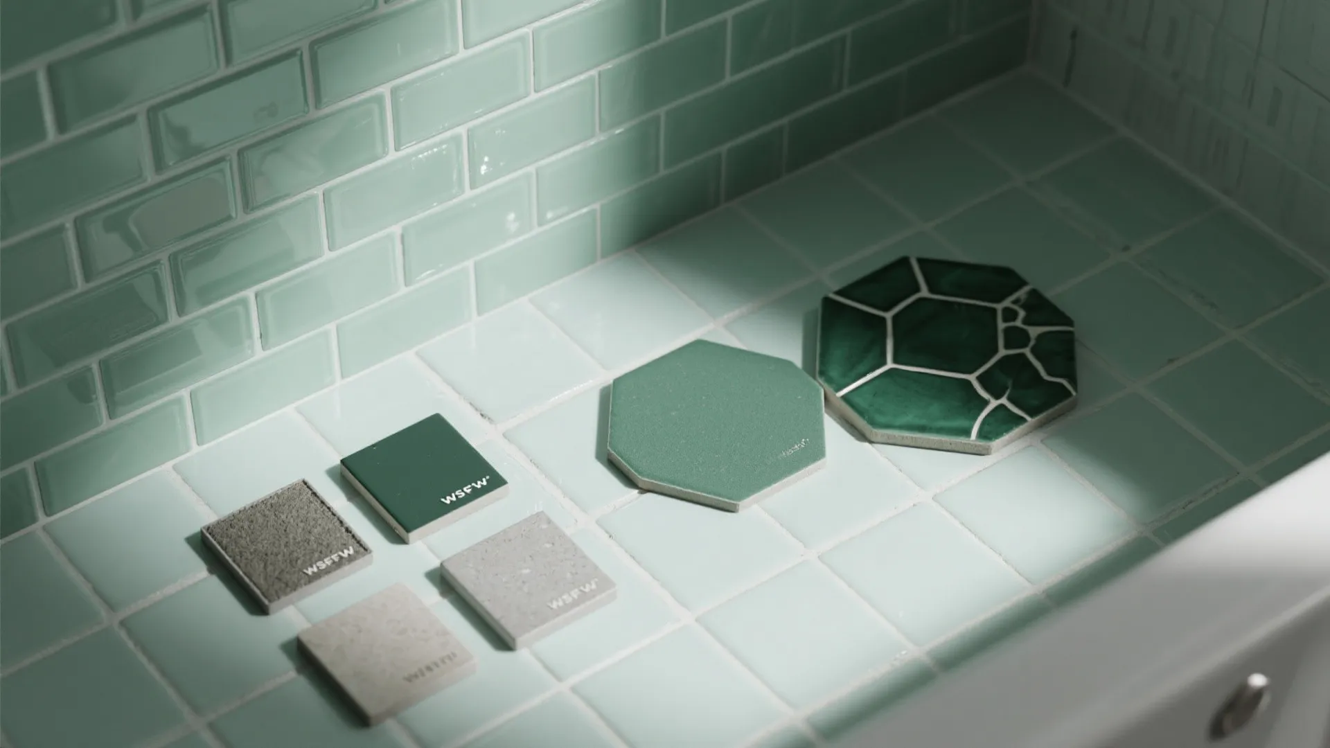 3. Green Tiles and Grout Play
