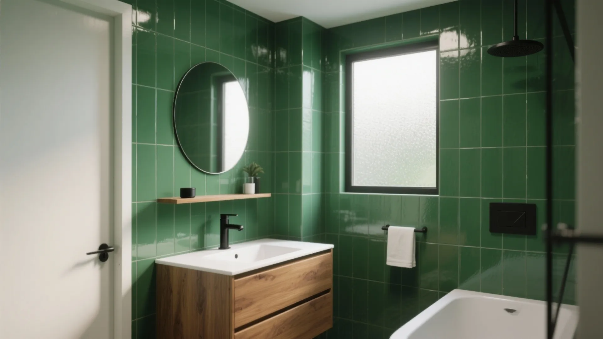 5 Green Tiled Bathroom Ideas: Small-space, bold-pattern, and budget-friendly green tiled bathroom inspirations from a pro designer