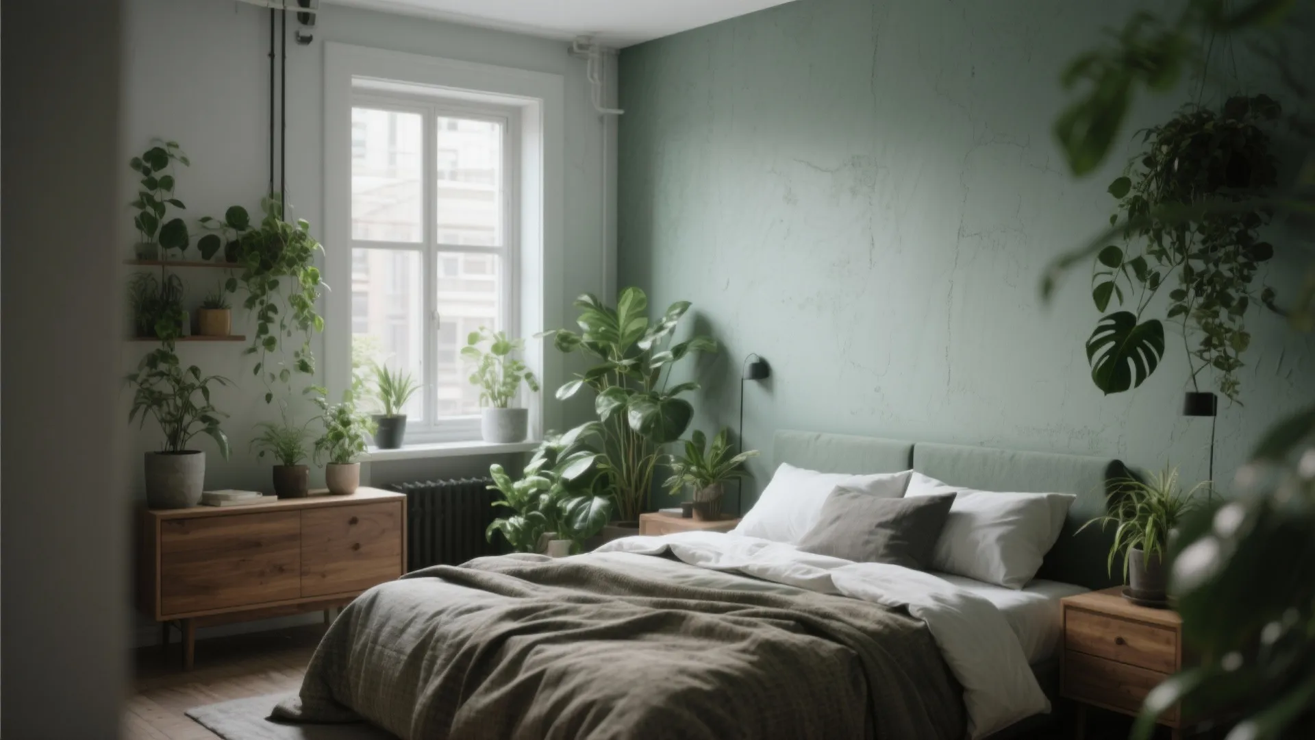 4. Greys with Green Undertones for Nature Vibes