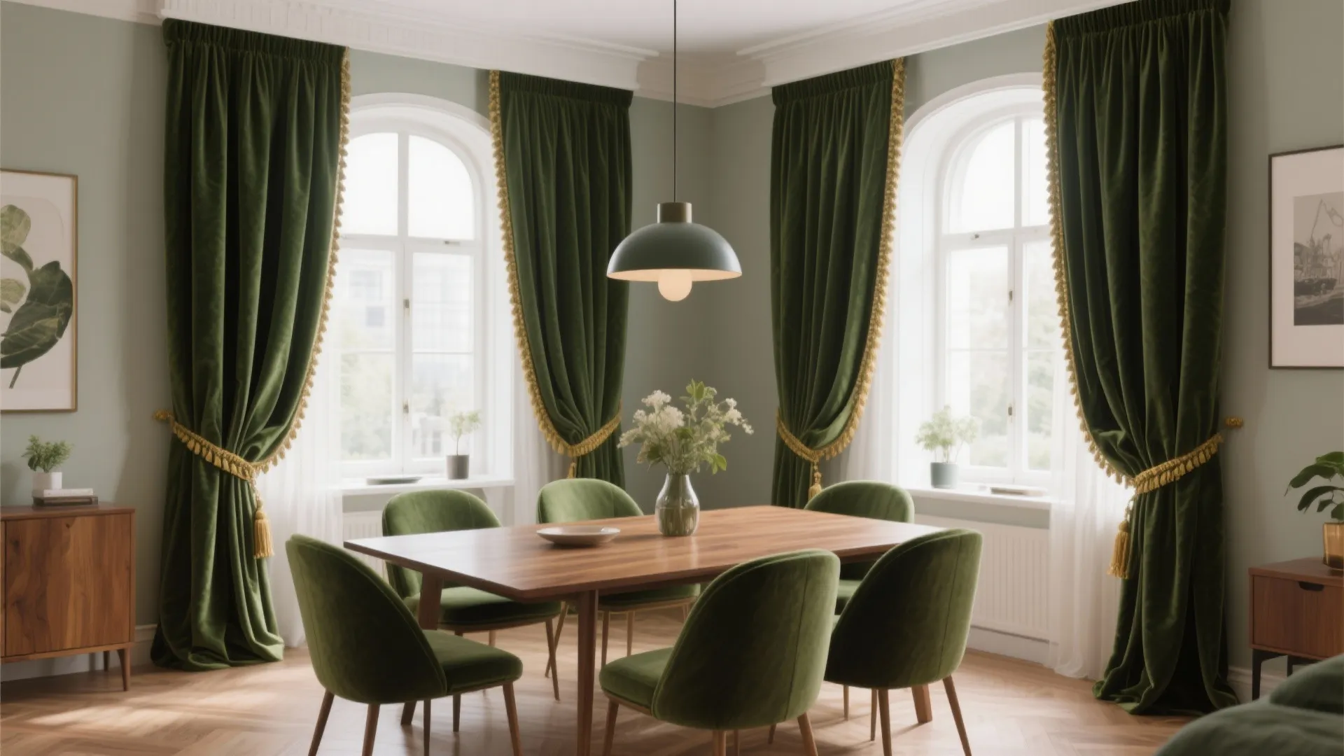 10 Dining Room Curtain Ideas