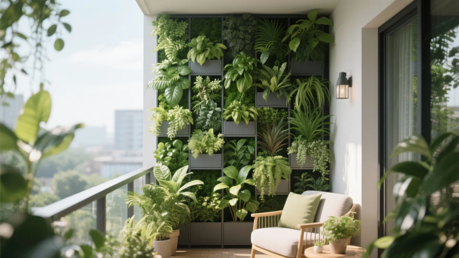 Green Vertical Garden