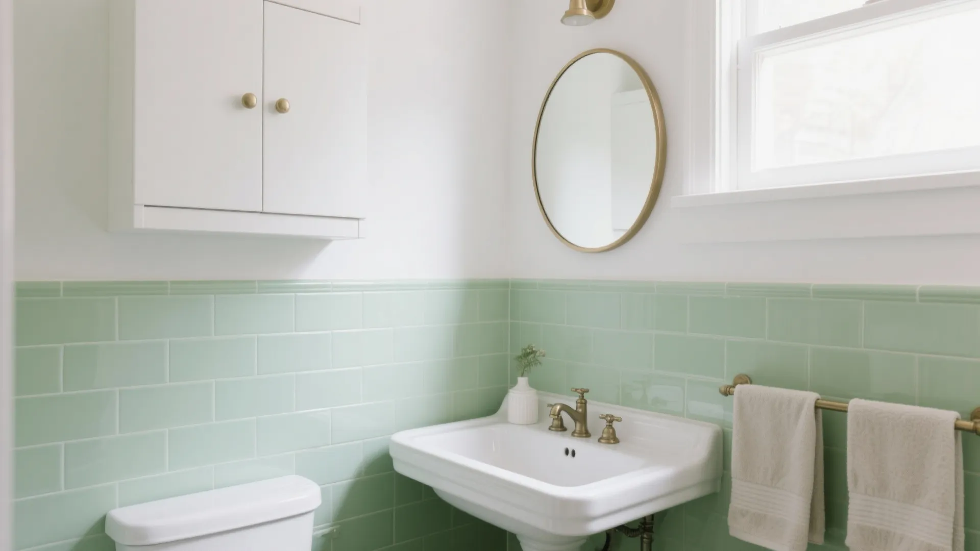 Half-height wainscot or checkerboard for playful restraint