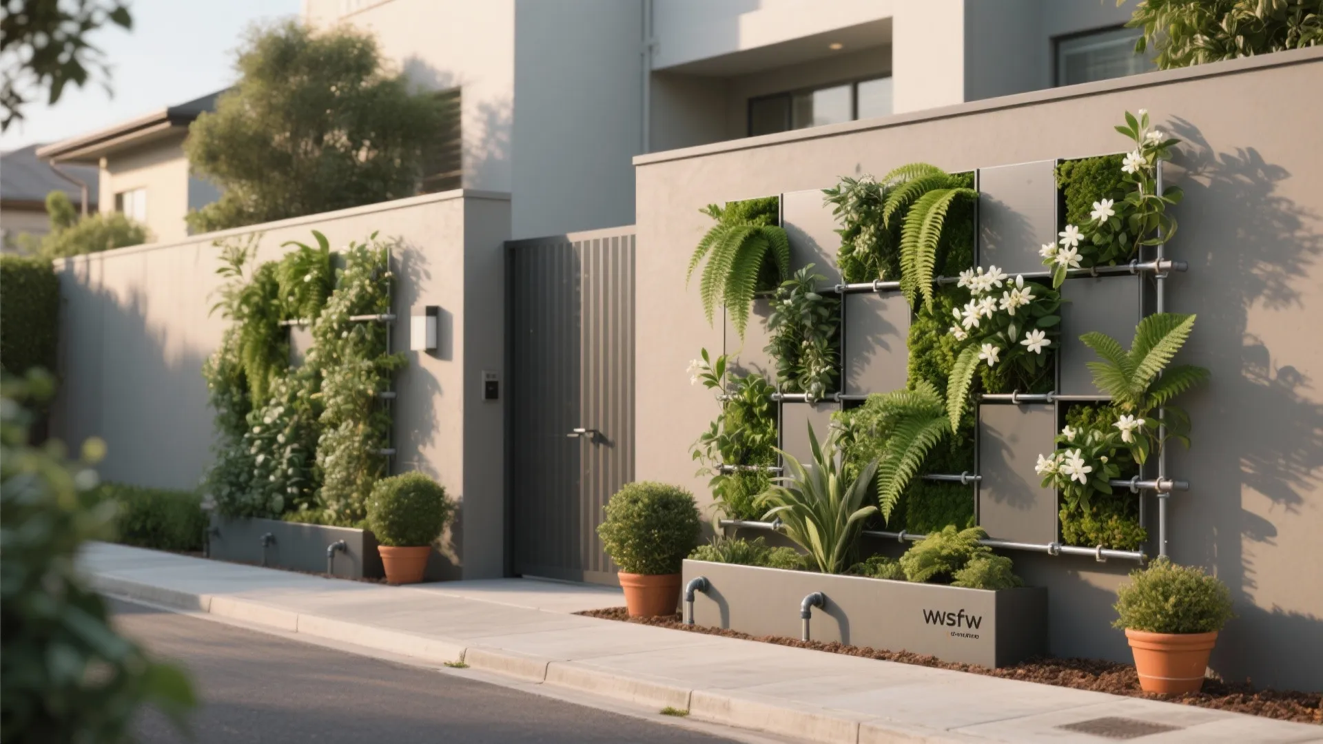 Green Boundary: Vertical Planters and Living Walls