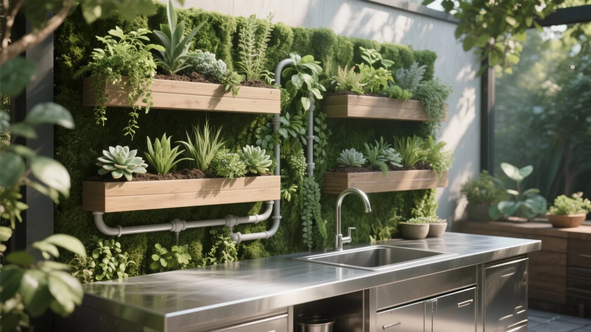 4. Green Wall and Prep Station