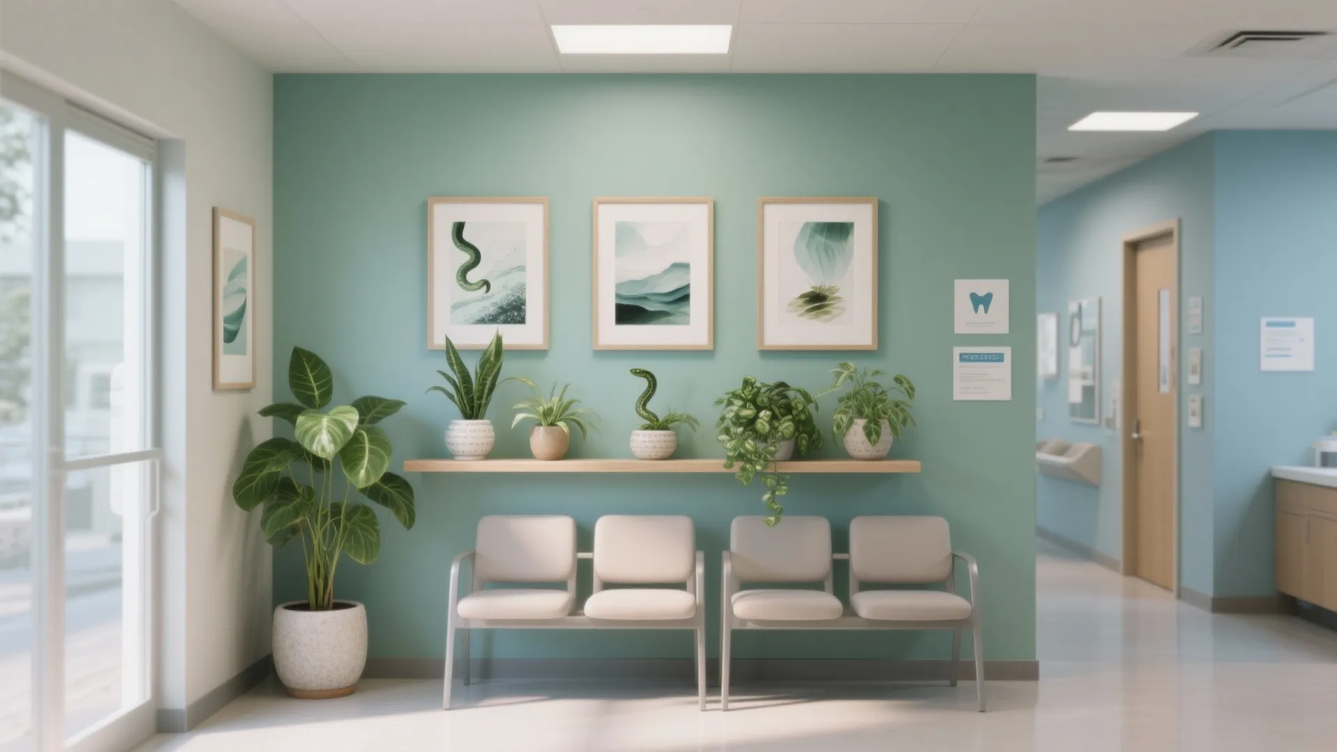 3. A Small Art Rotation or Green Wall