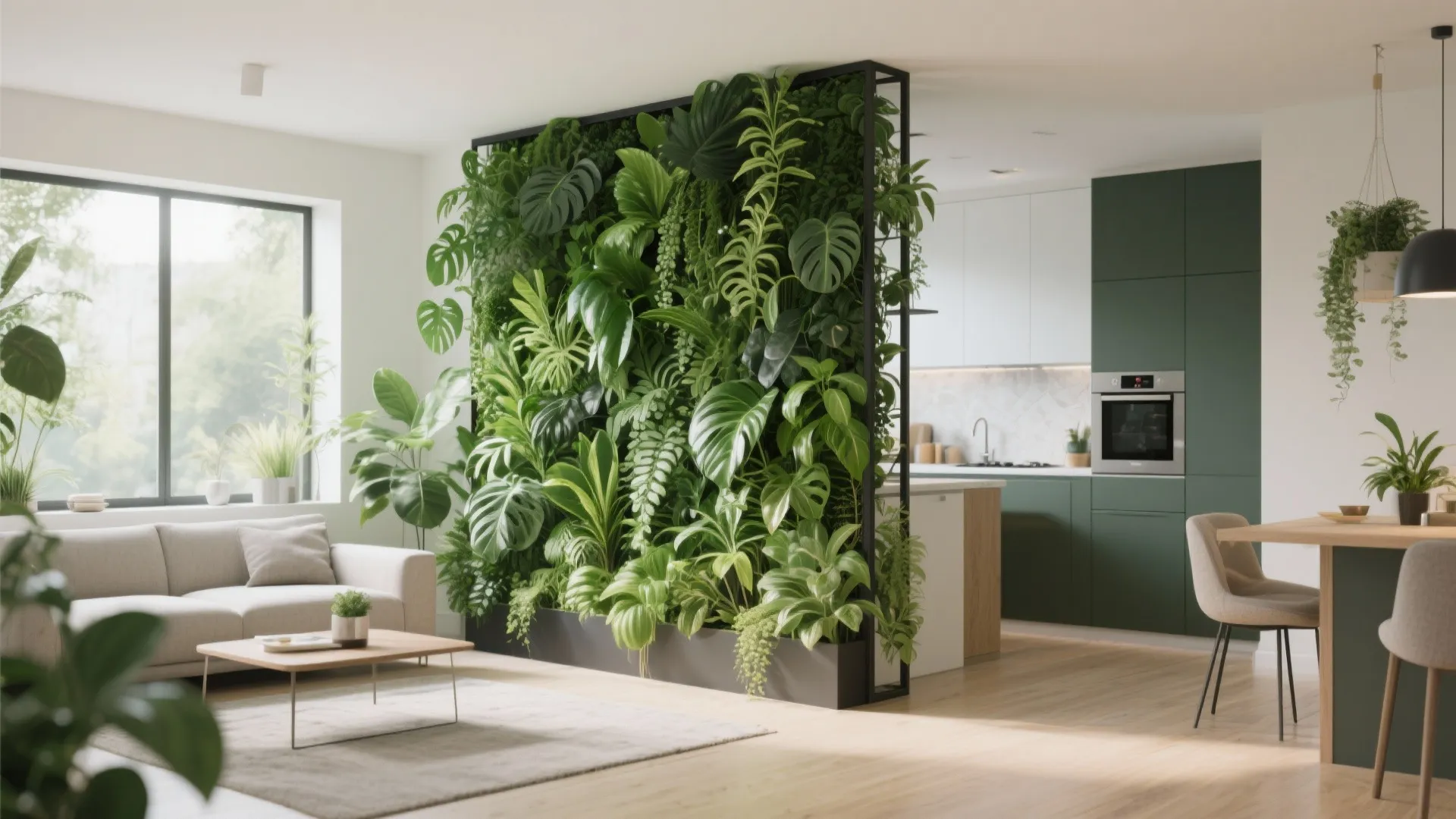 5. Green Wall Divider