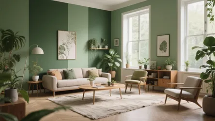 10 Inspiring Living Room Ideas with Green Walls