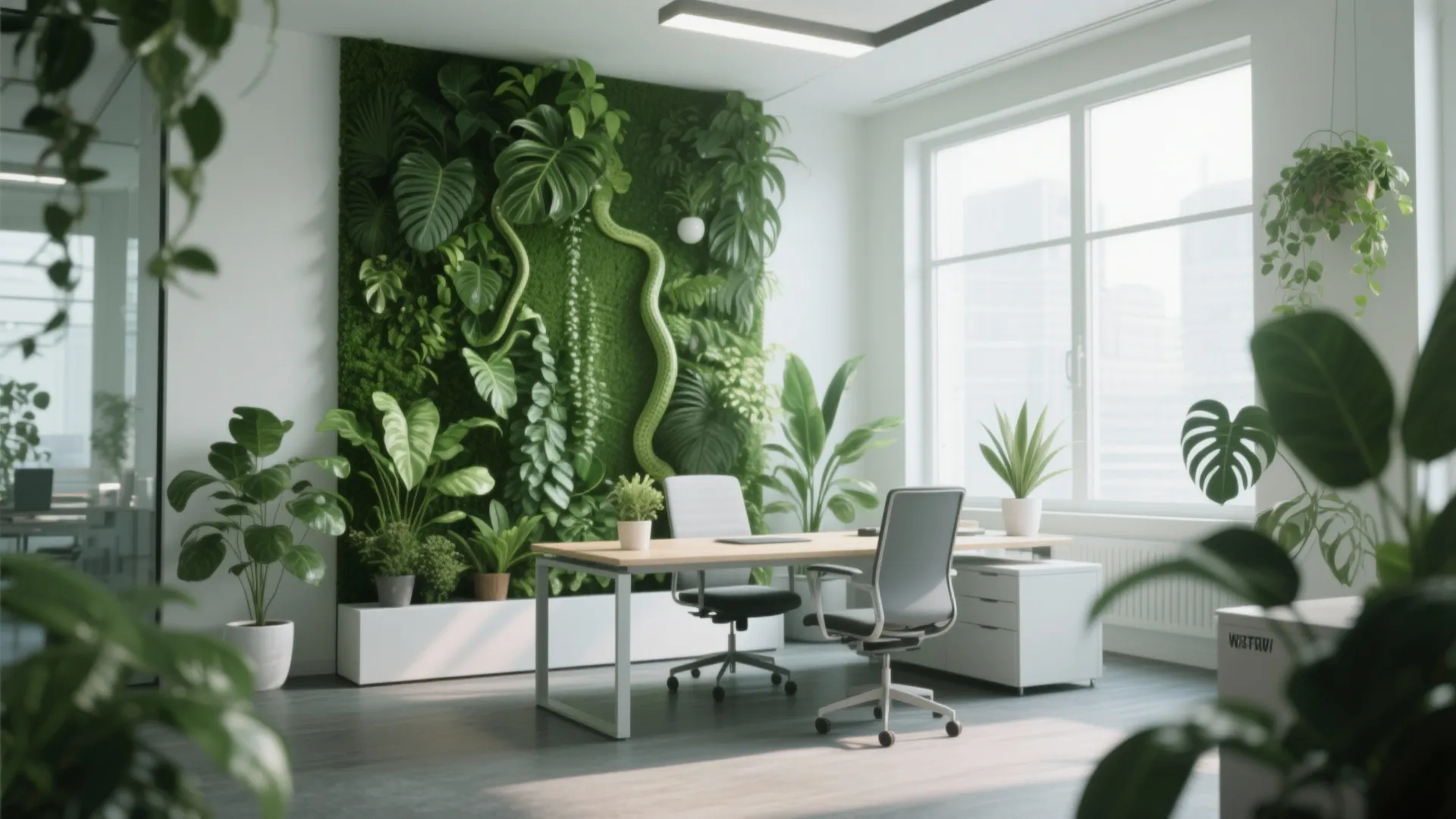 3. Nature-Inspired Green Walls