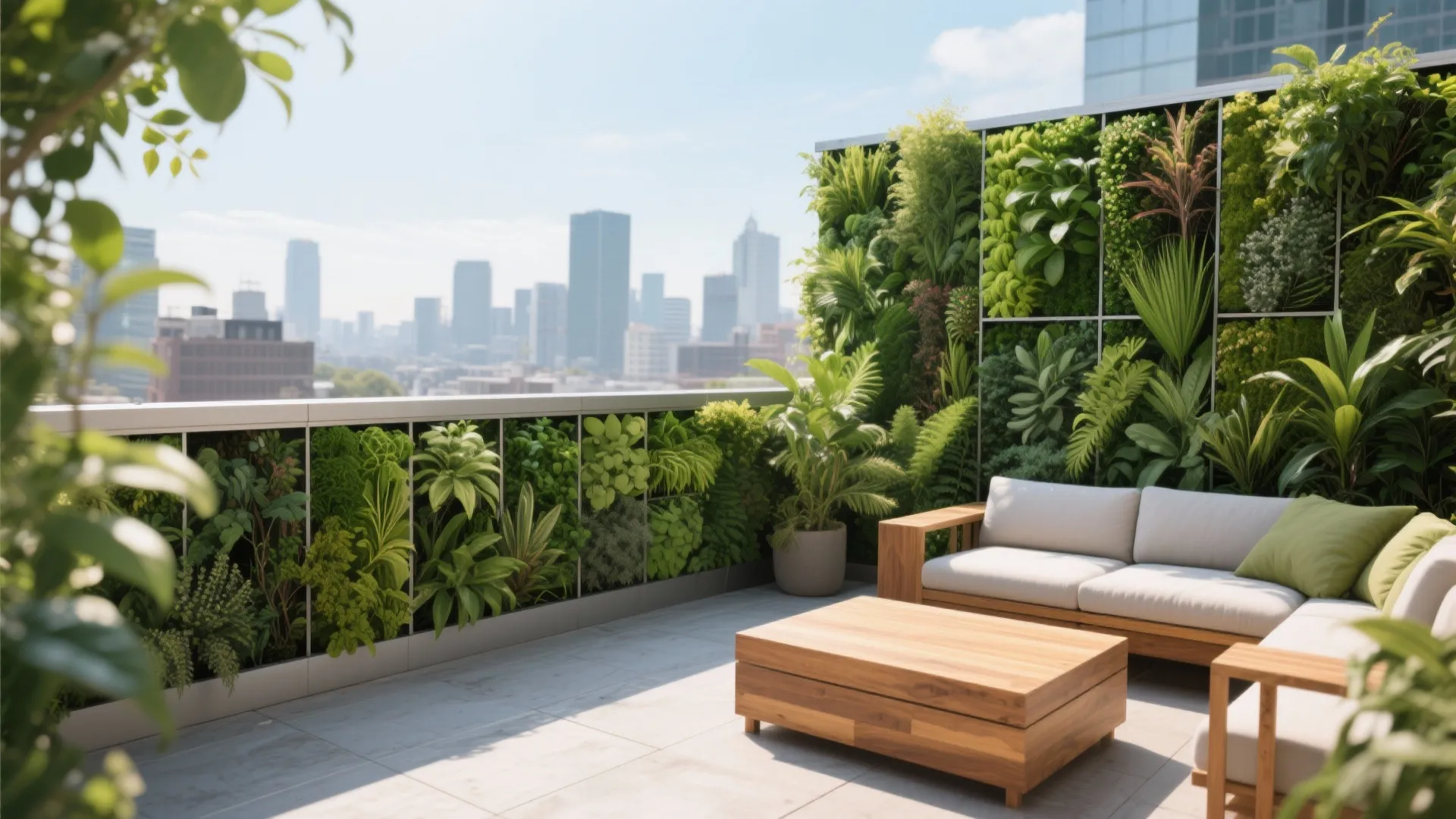 Green Wall Parapet