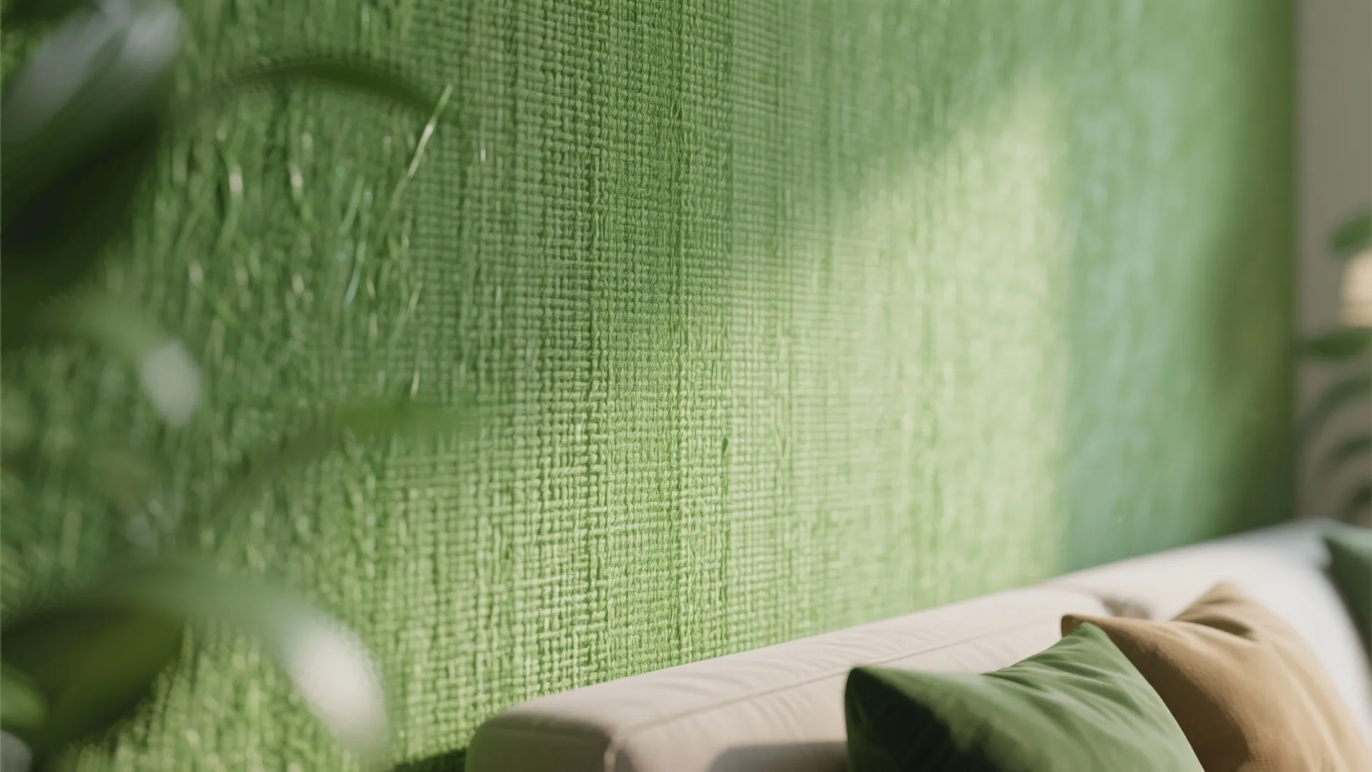 9. Textured Green Wallpaper
