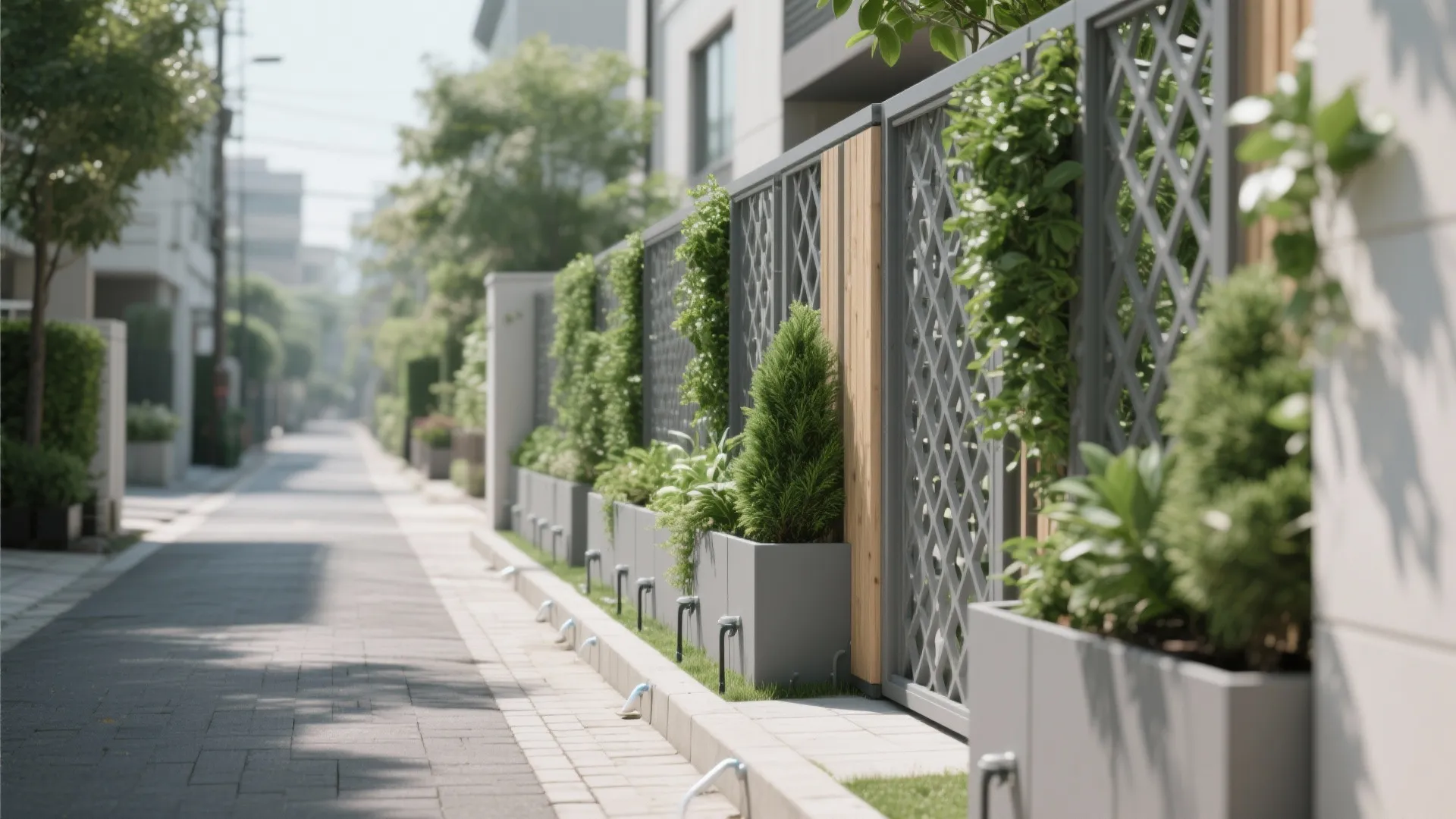 Green Jali: Planters and Screens for Soft Privacy