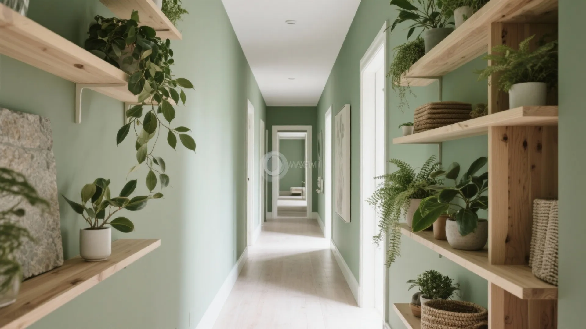 Nature-Inspired Palette: Greens and Woods