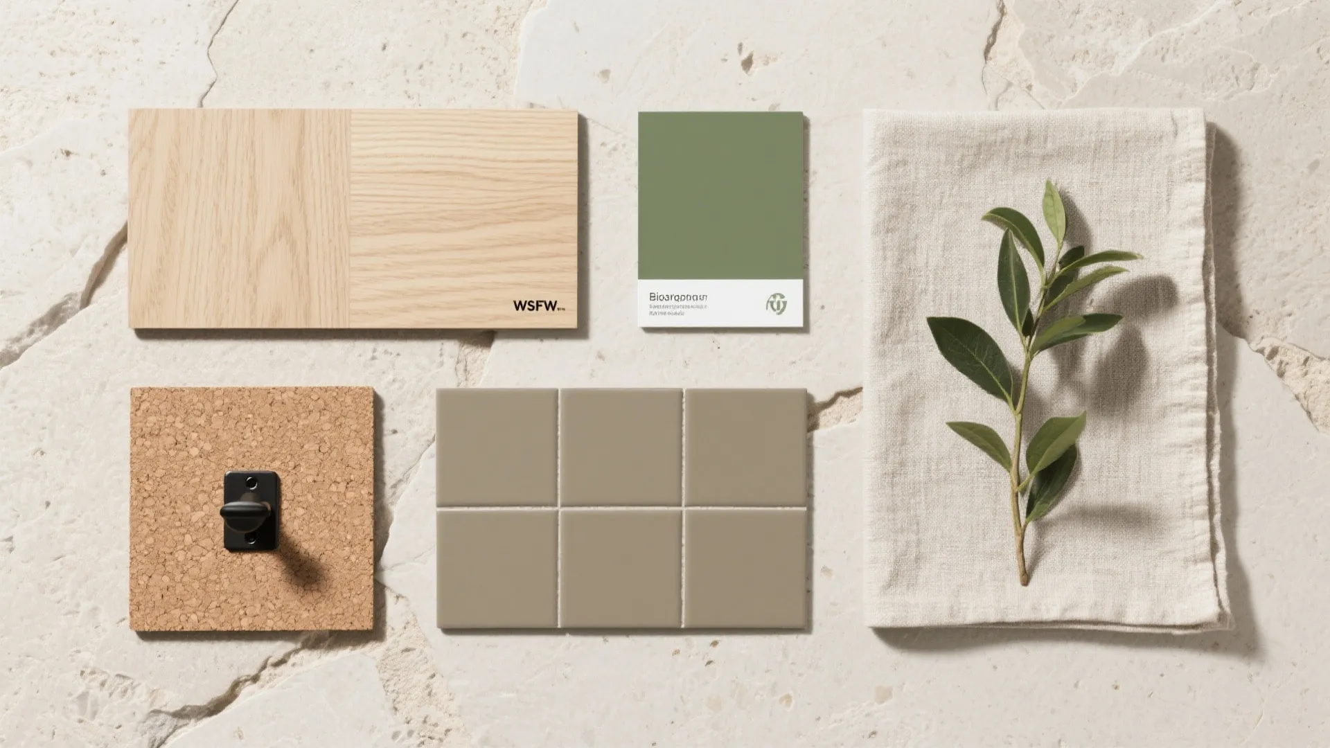 Biophilic touches: muted greens, wood, and breathable materials