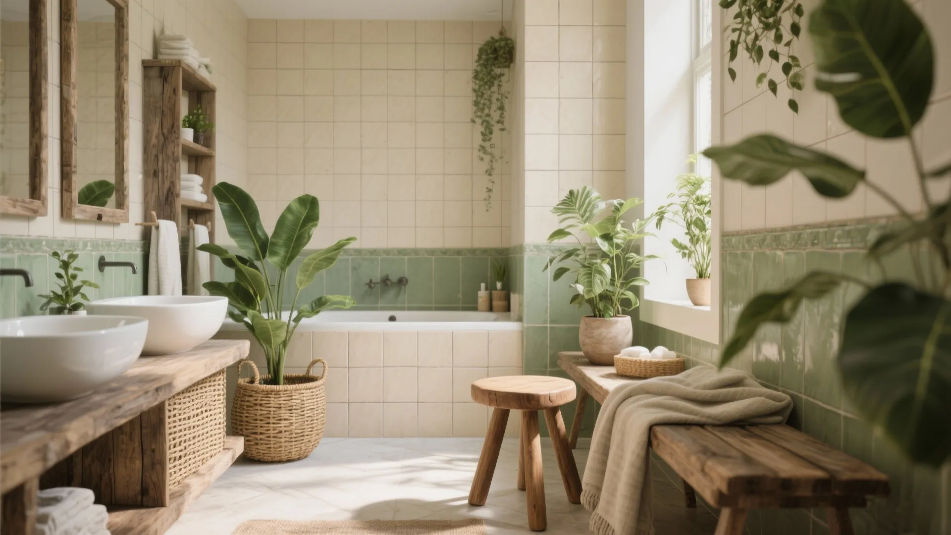 4. Green Botanicals and Natural Wood