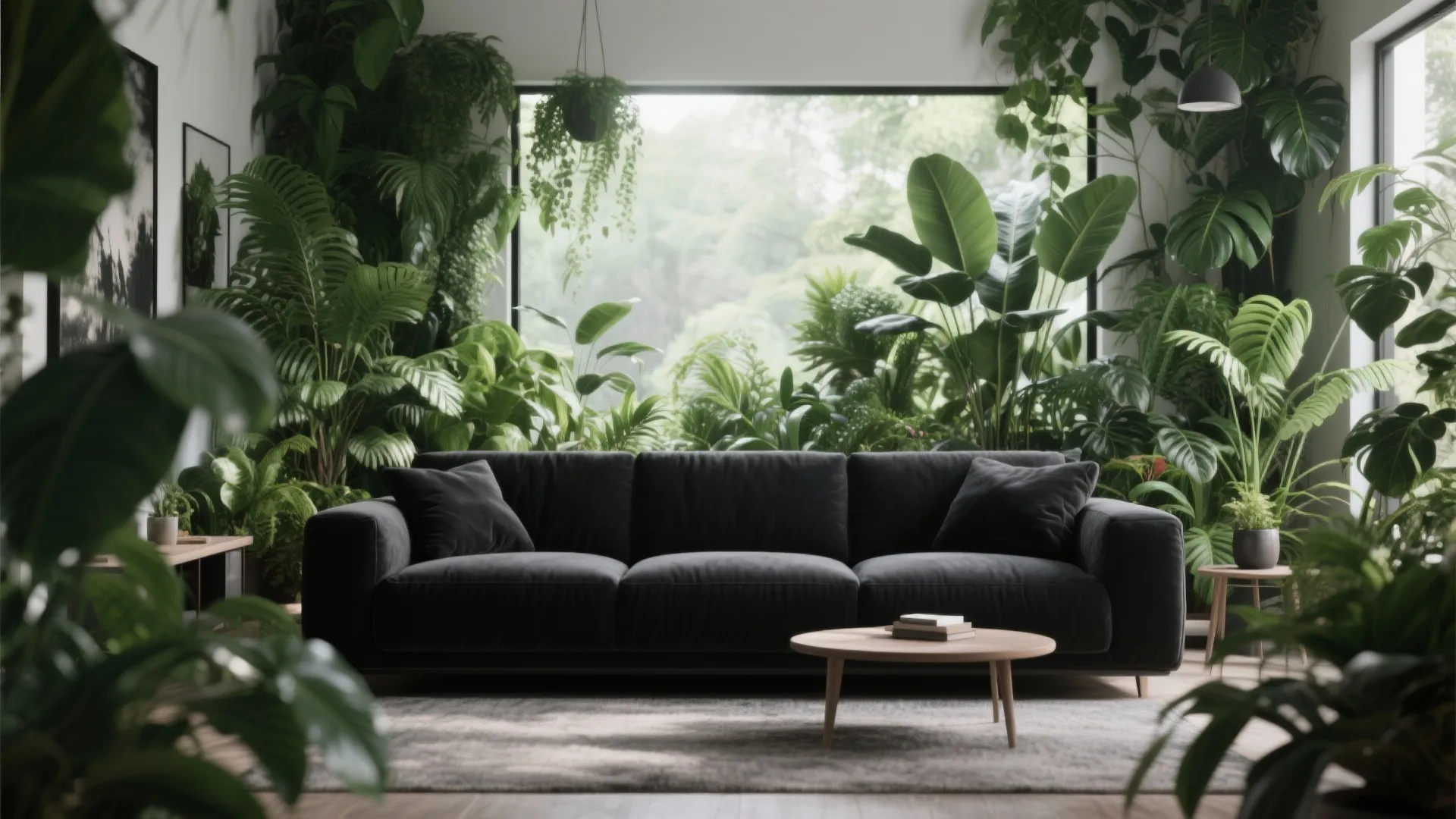 7. Natural Greenery Contrast