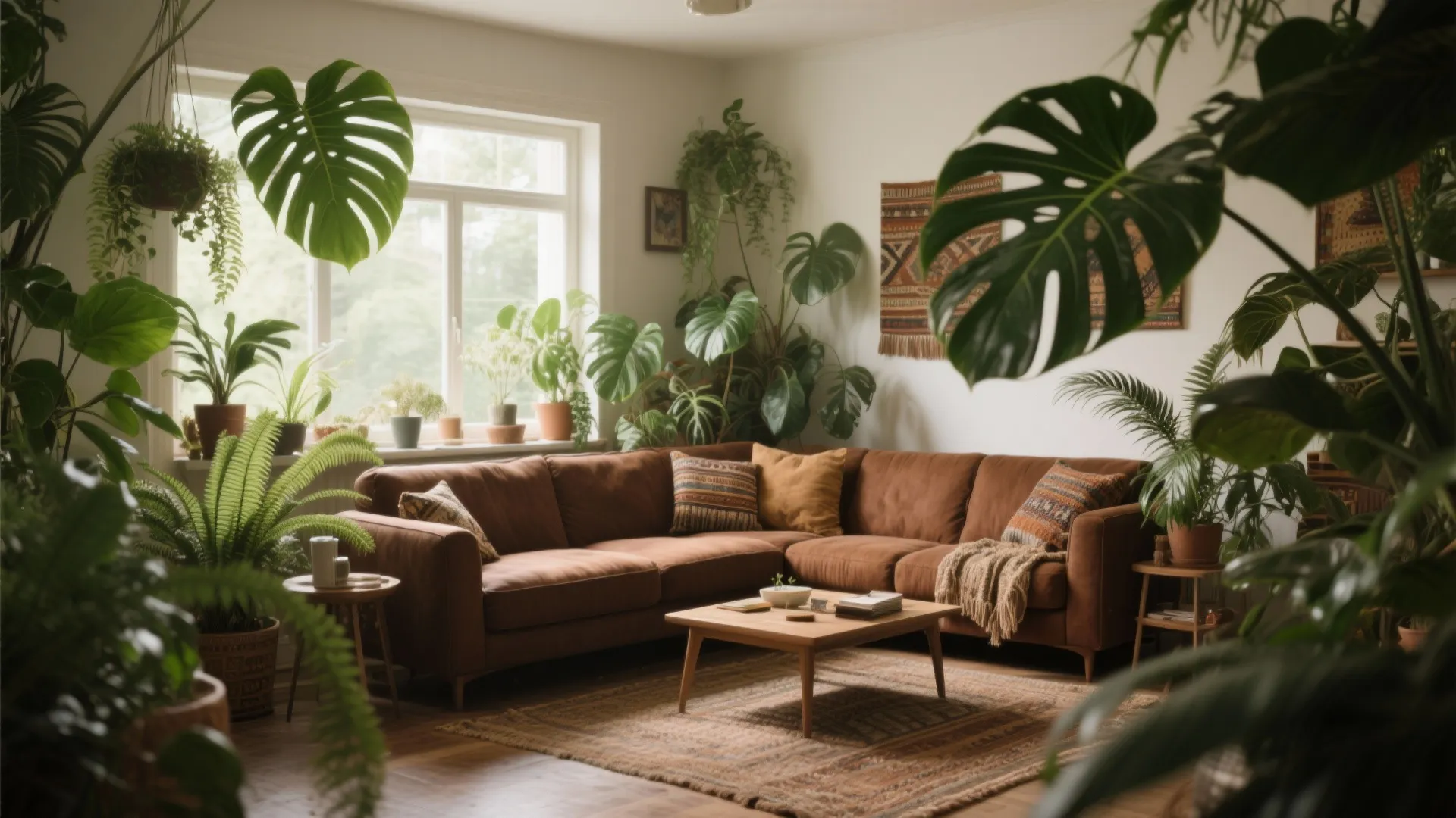 7. Lush Greenery Backdrop