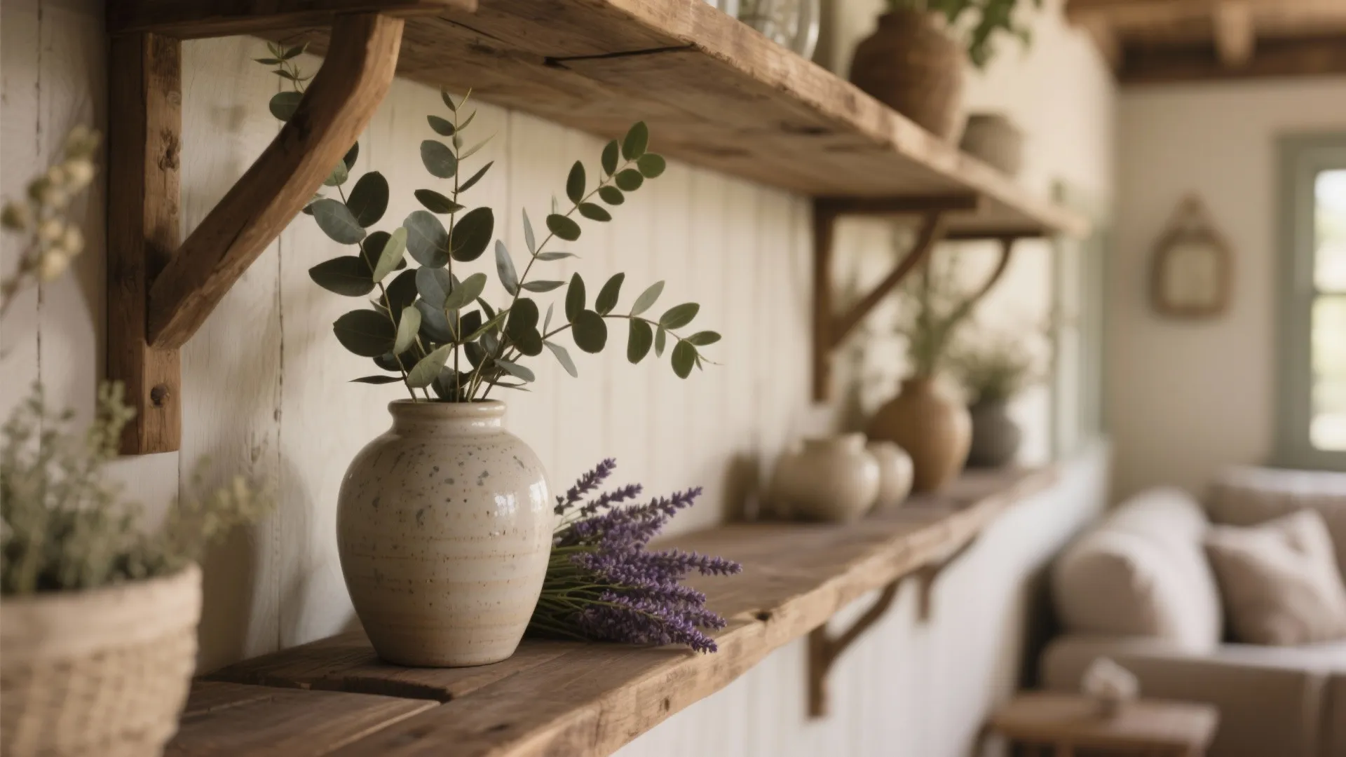 4. Seasonal Greenery & Dried Flowers