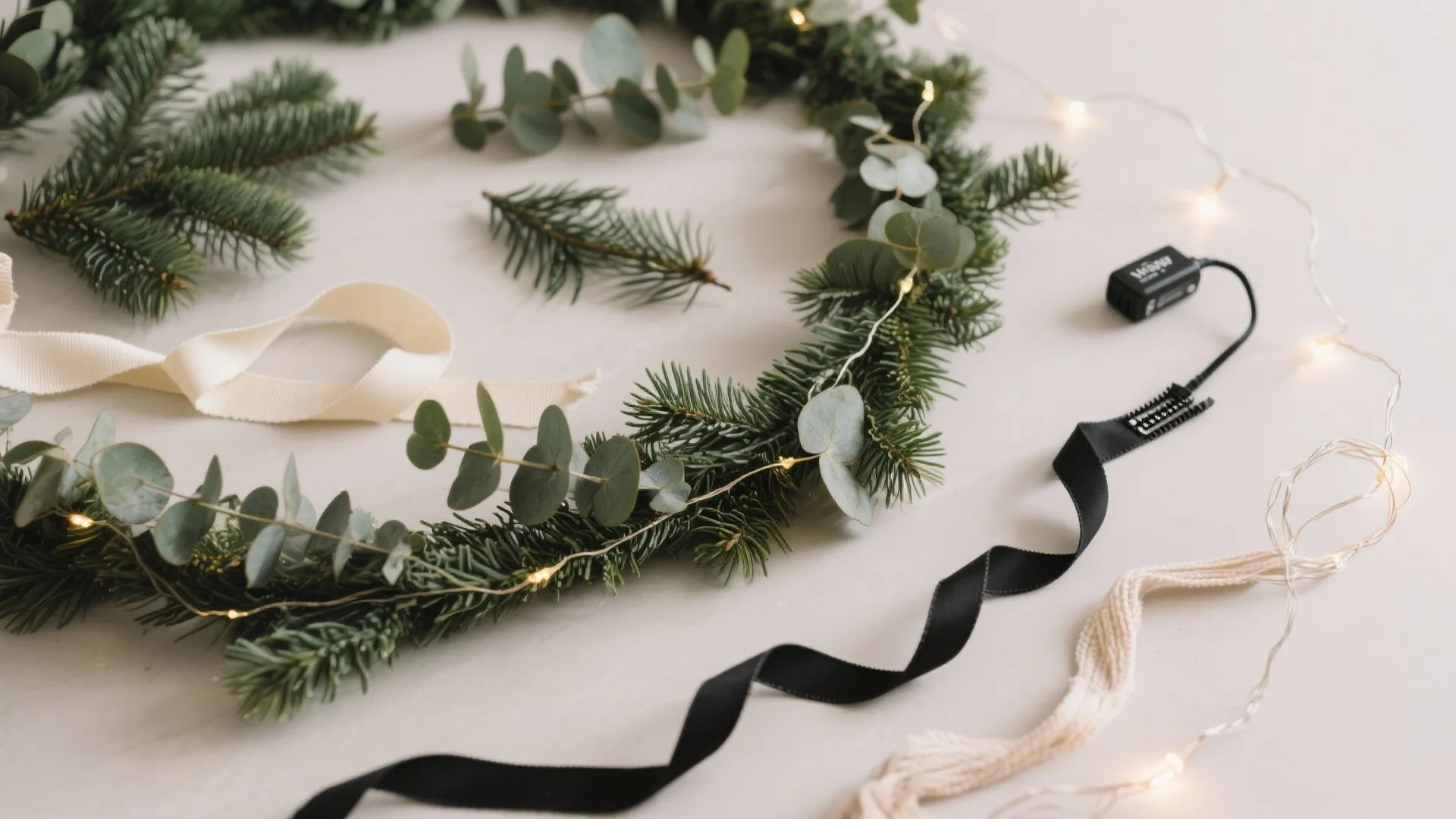 Winter Greenery Rail Styling