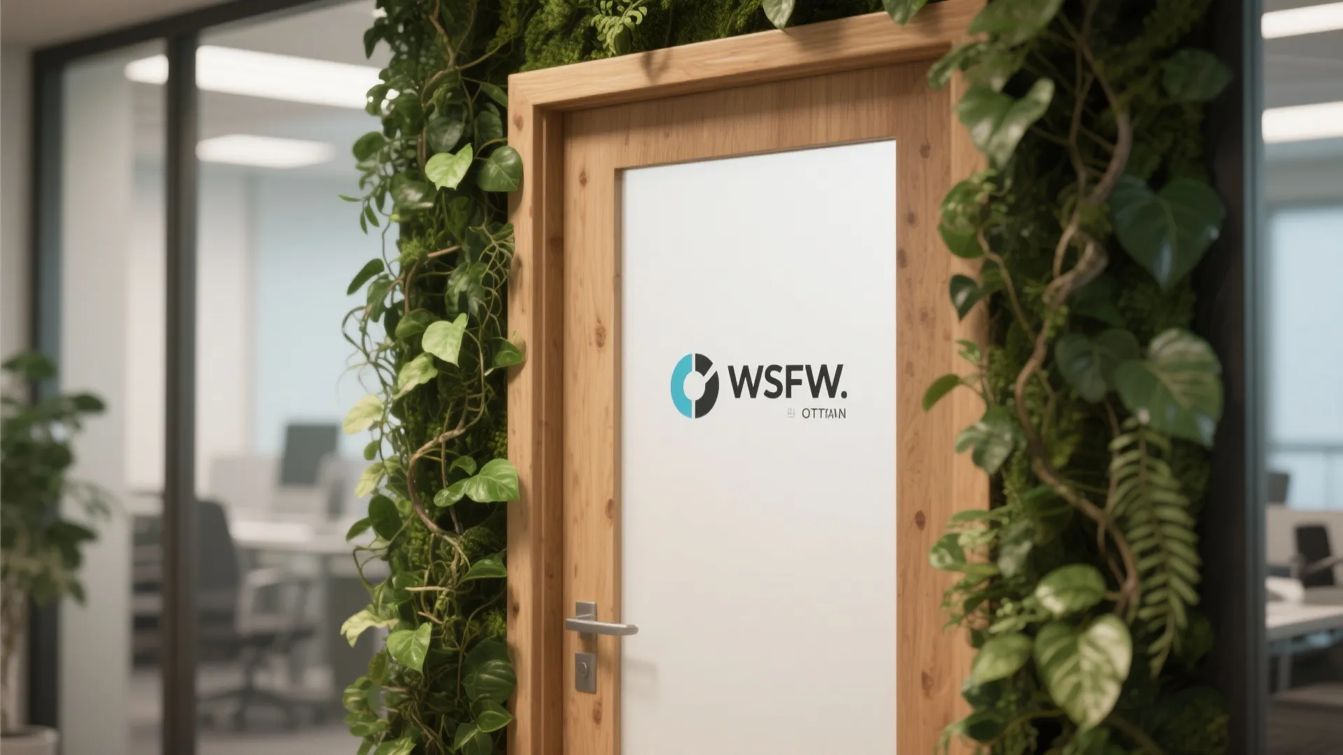 3. Nature-Inspired Greenery Frames